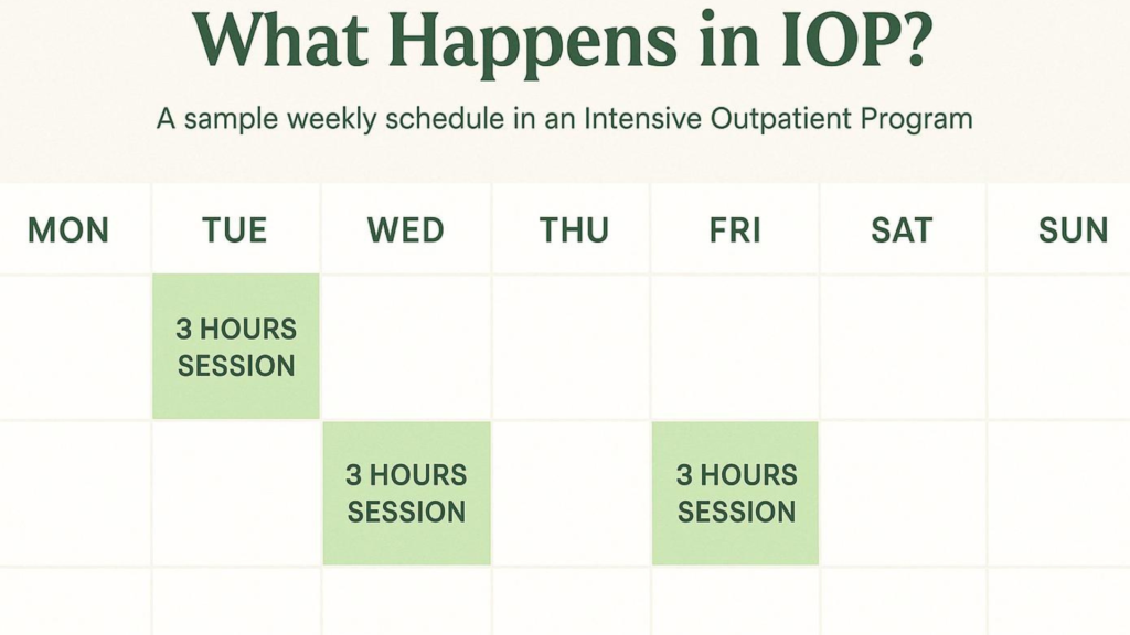 What Happens In IOP Sample Schedule