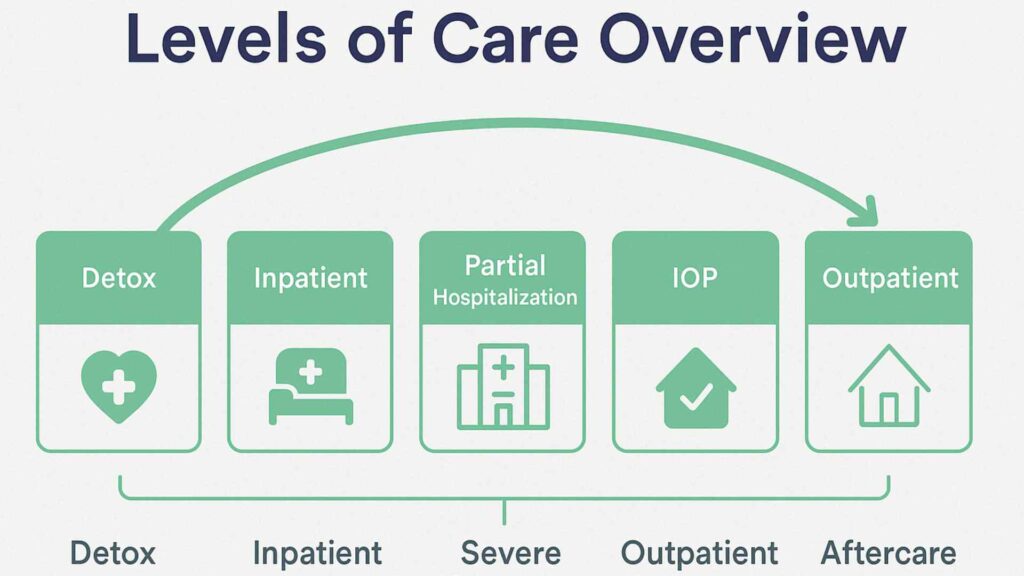 Levels of Care IOP vs Inpatient Rehab